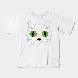 Big Eyed Cat V2 Kids T-Shirt